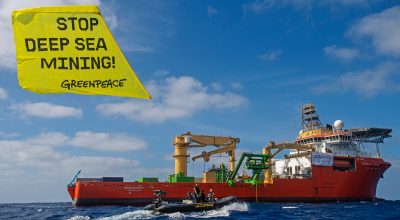Skončilo jednání ohledně hlubokomořské těžby. Greenpeace chce dolování úplně zastavit